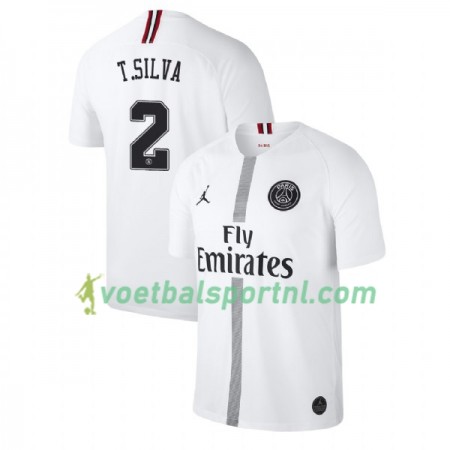 Paris Saint-Germain Thiago Silva 2 Jodan Wit Third Shirt 2018-19